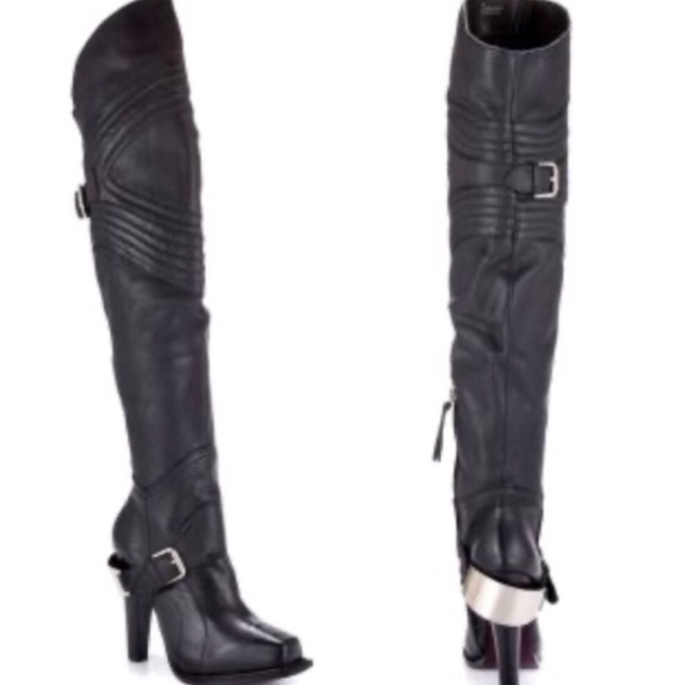 Mojo Moxy | Black Dagger Over-the-Knee Boots